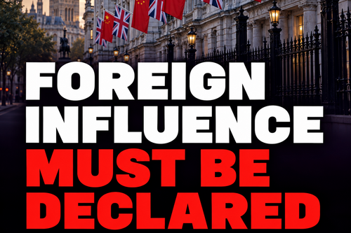 Foreign influence must be declared image